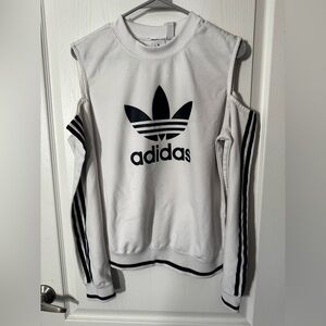 Adidas open shoulder sweater